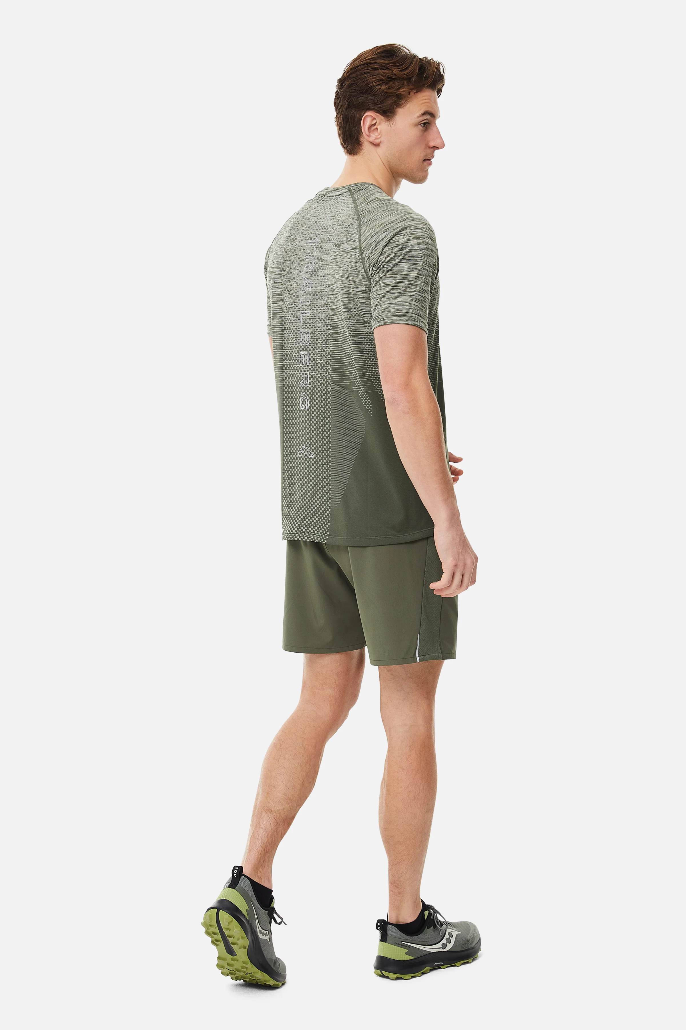 Apex Seamless Tee - Dark Fern/Pine Dust/Frostwood - Image 5