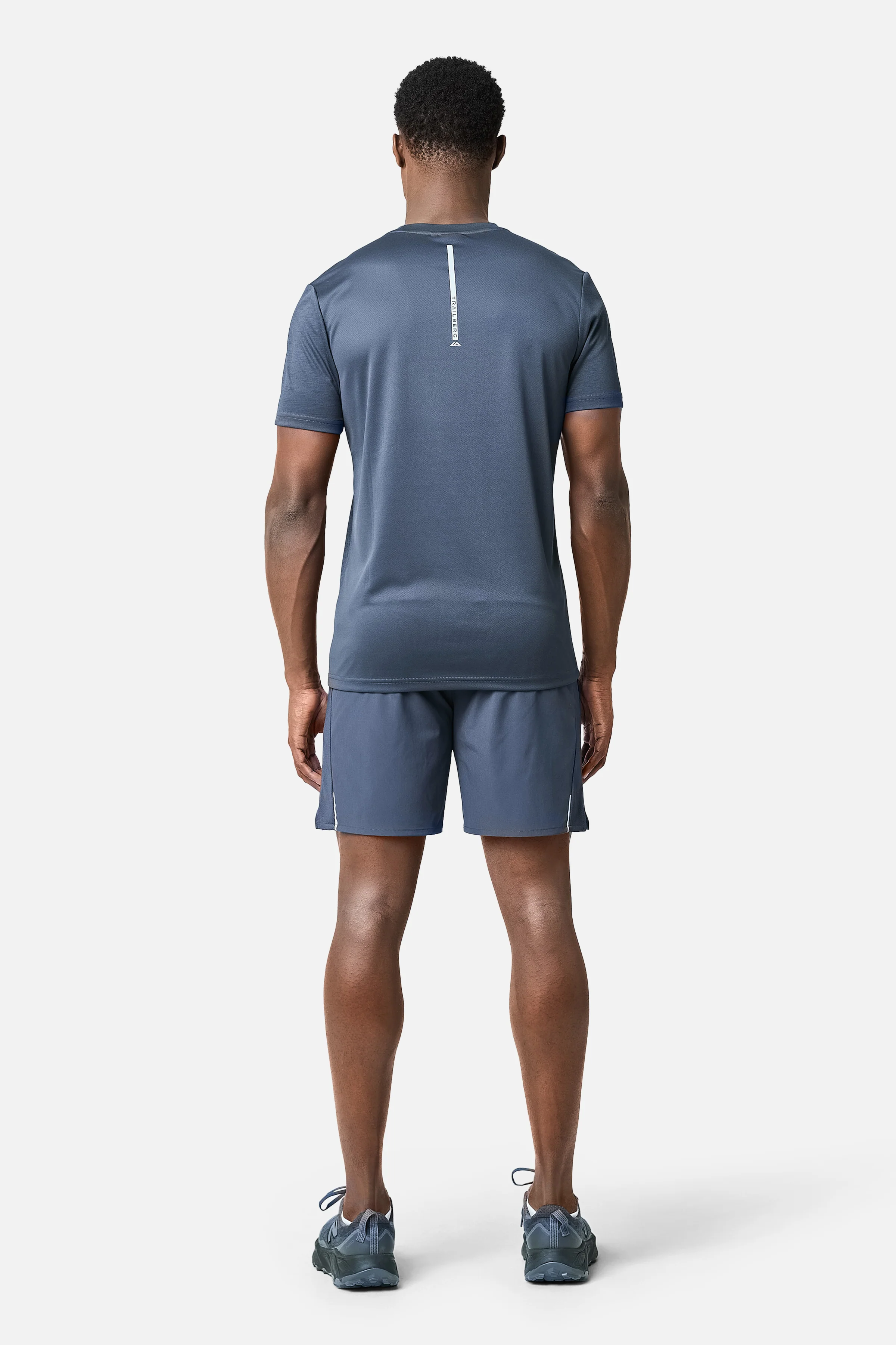 Blur Large Logo Tee - Storm Blue - Image 5