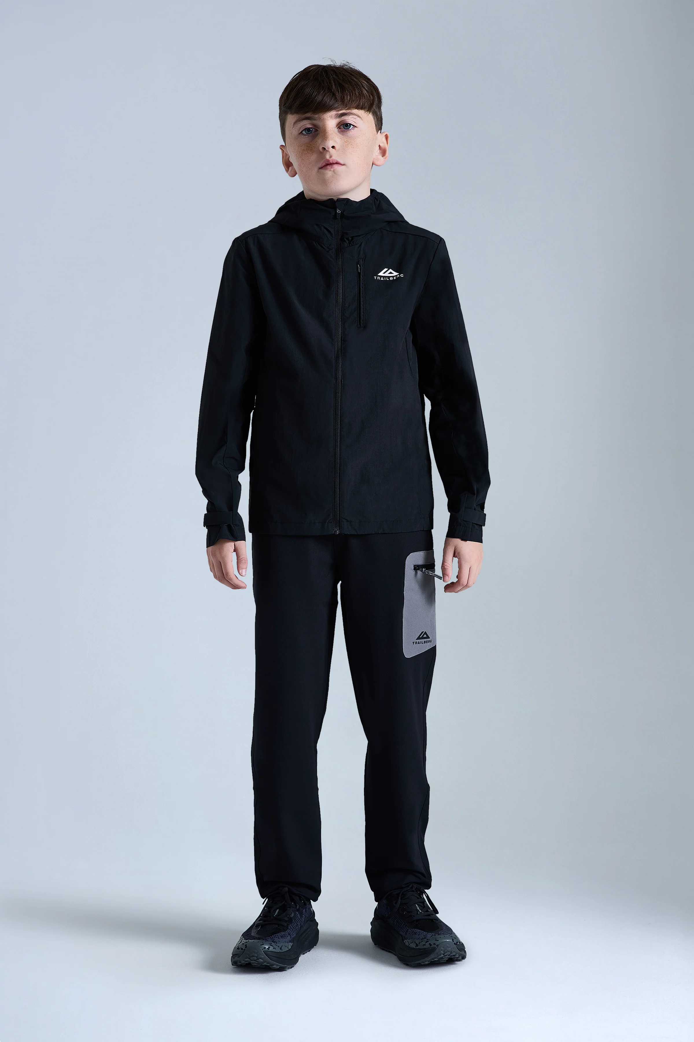 Boys Cerro Weather Jacket - Black - Image 7