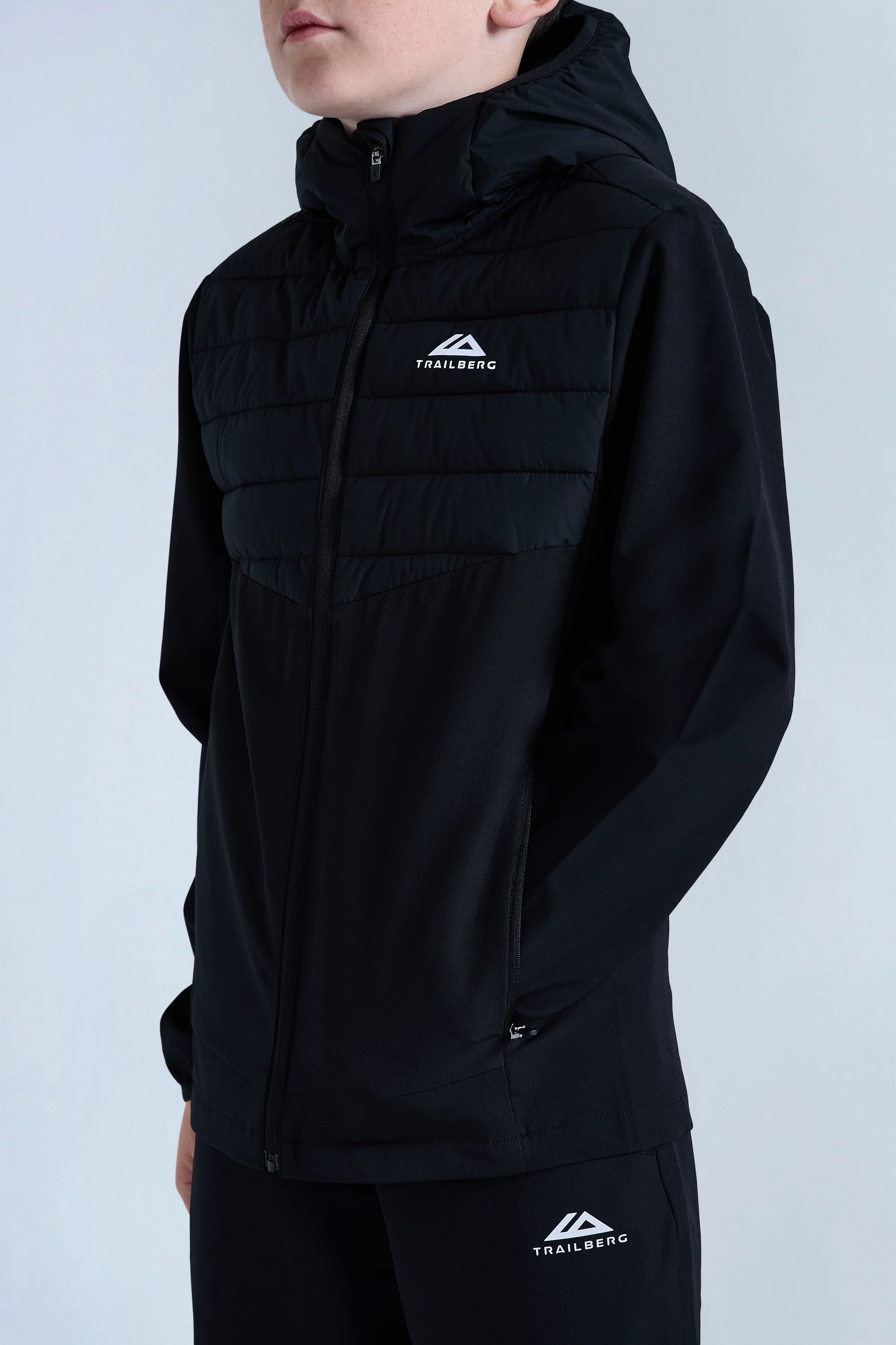 Boys Dune Hybrid  Hood - Black - Image 3