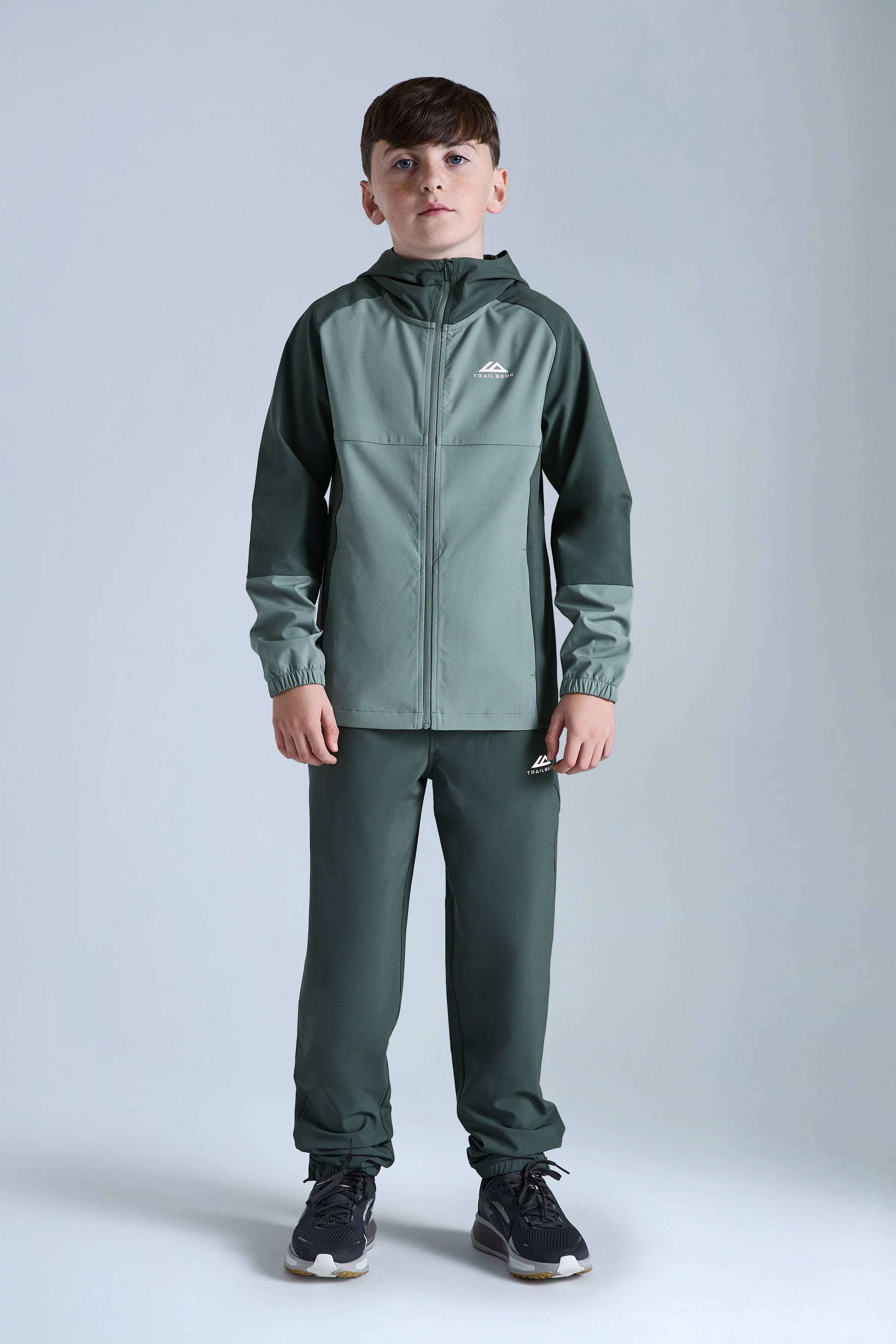 Boys Essentials Hood - Tidal Green/Dark Fern - Image 5