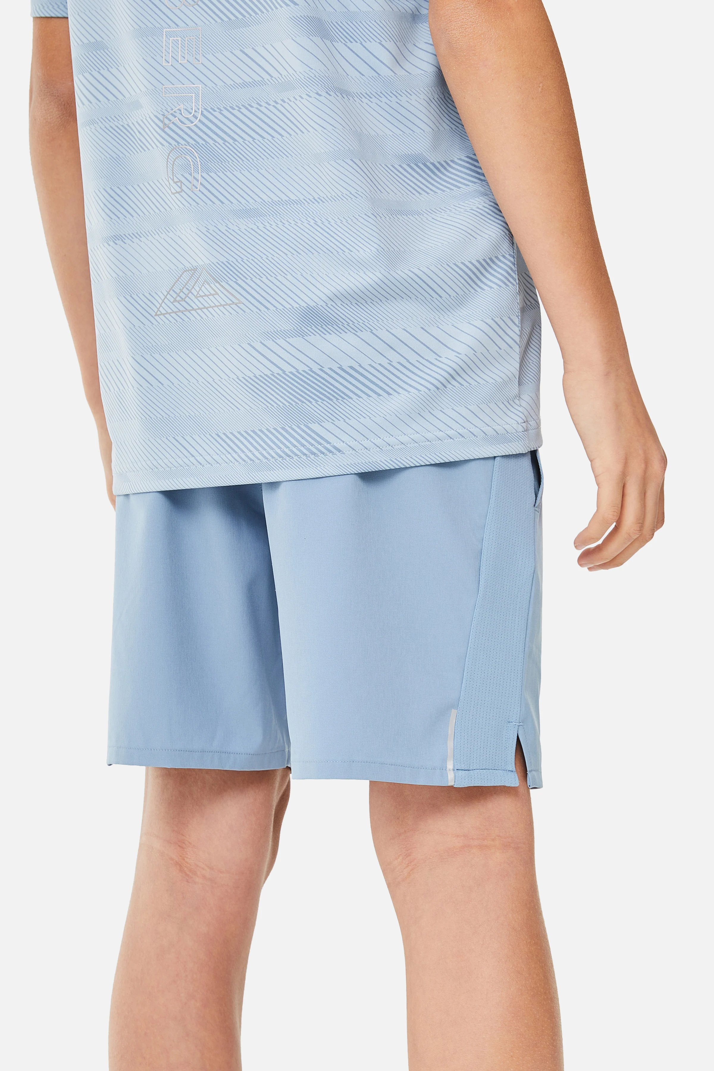 Boys Essentials Shorts - Washed Indigo - Image 3