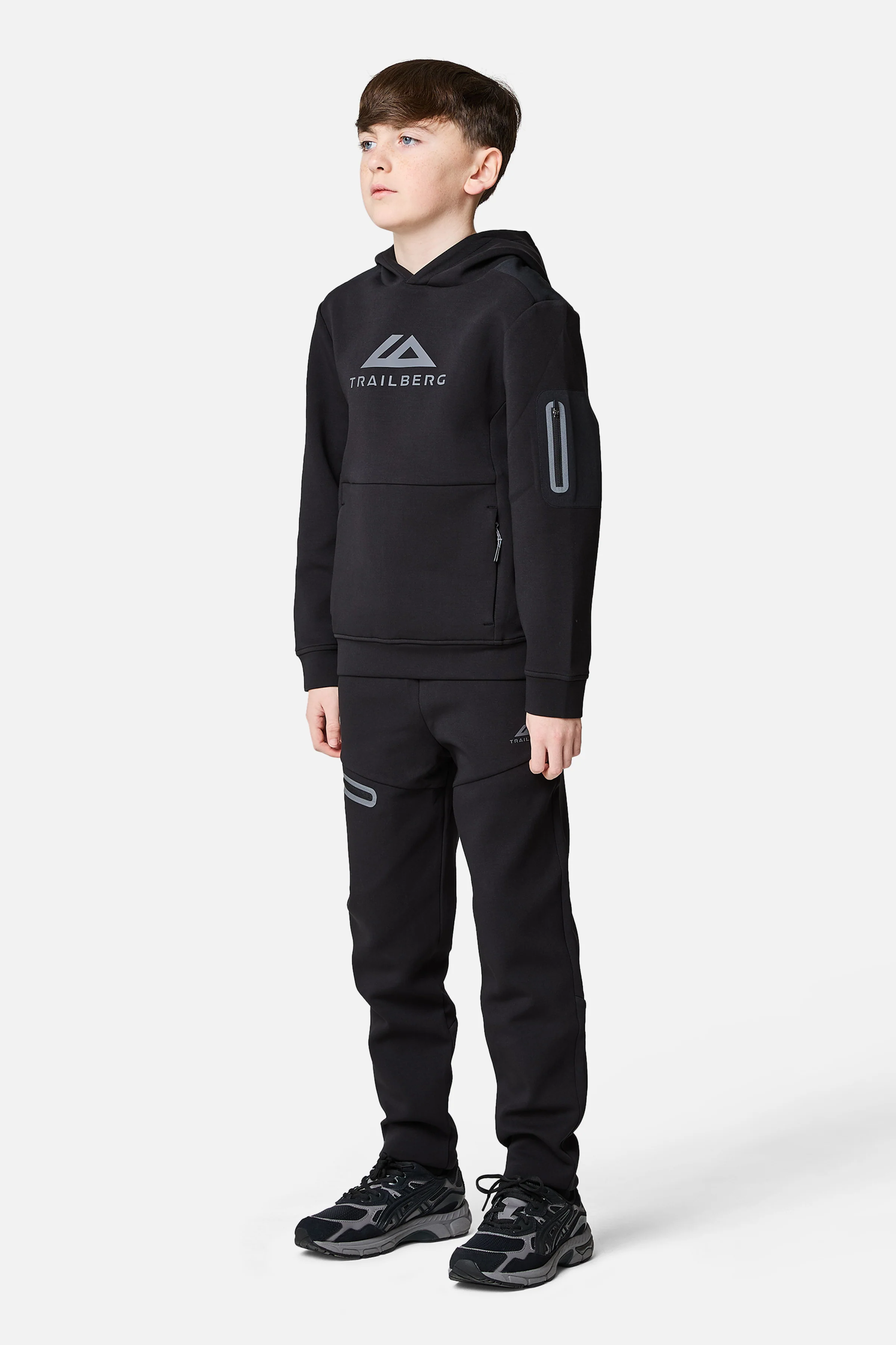 Boys Ignite Poly Fleece Pant - Black - Image 5