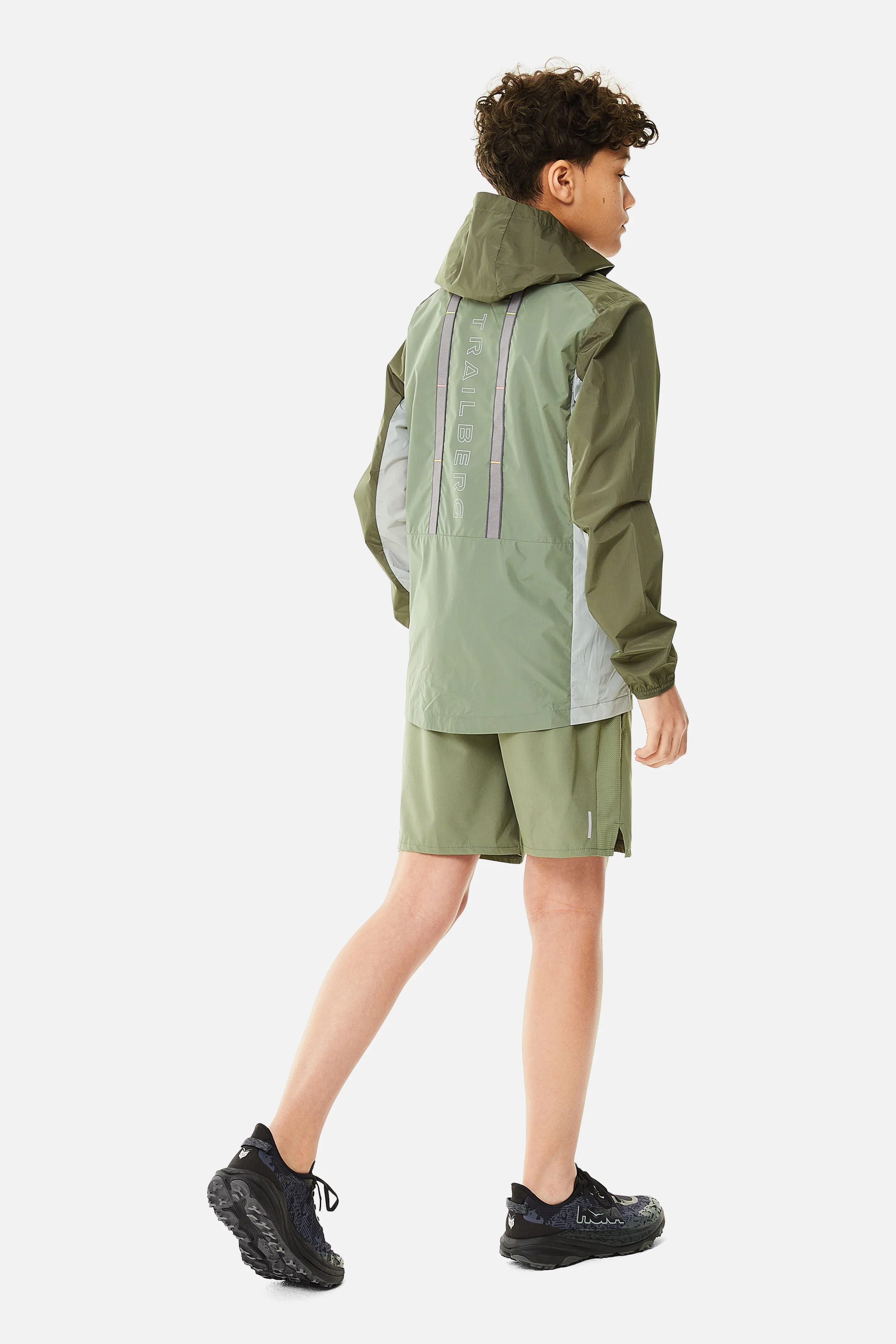 Boys Triathlon 2.0 Windbreaker - Pine Dust/Frosted Leaf - Image 8