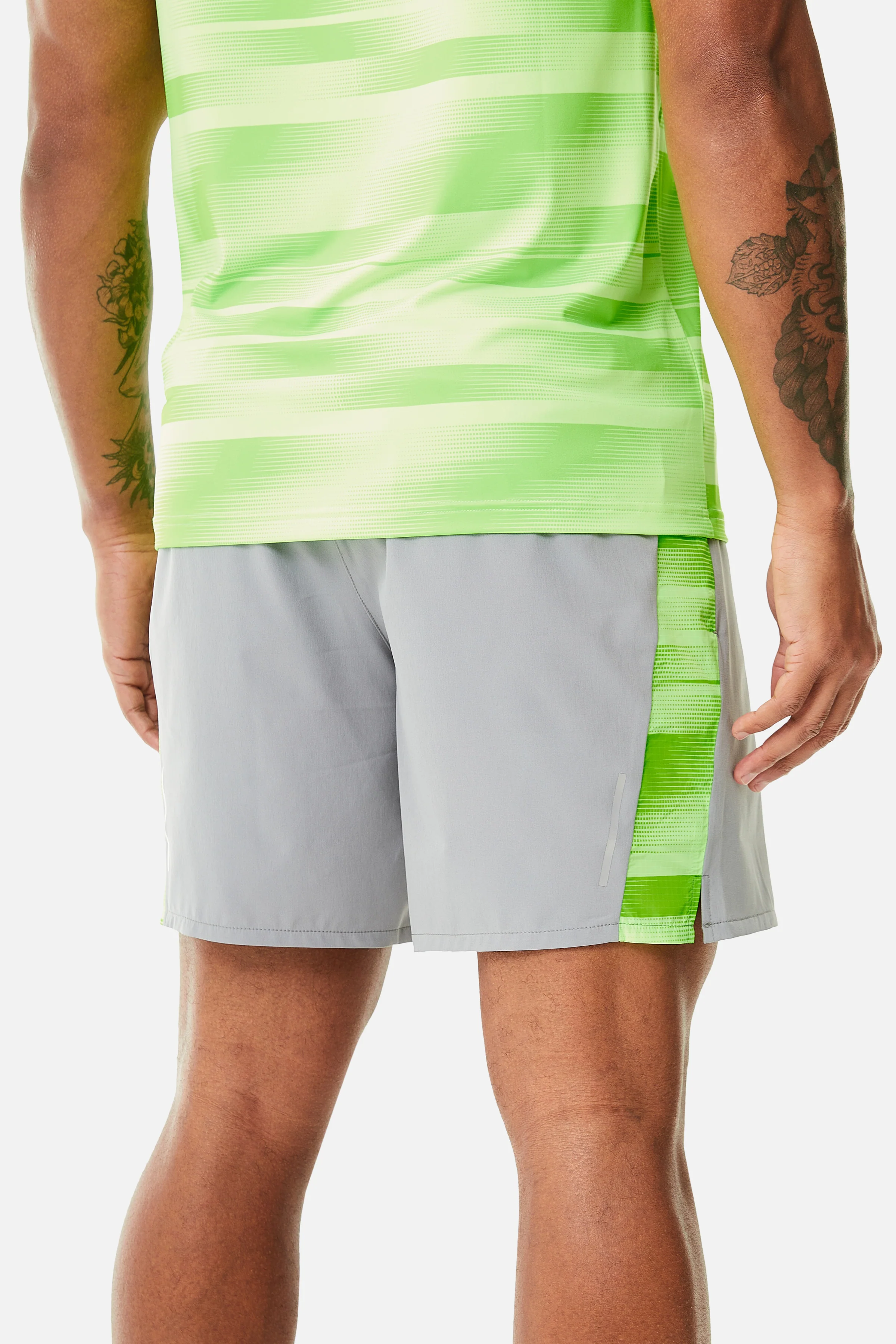 Dimension 2.0 Short - Moon Grey/Neon Lime/Vivid Green - Image 3