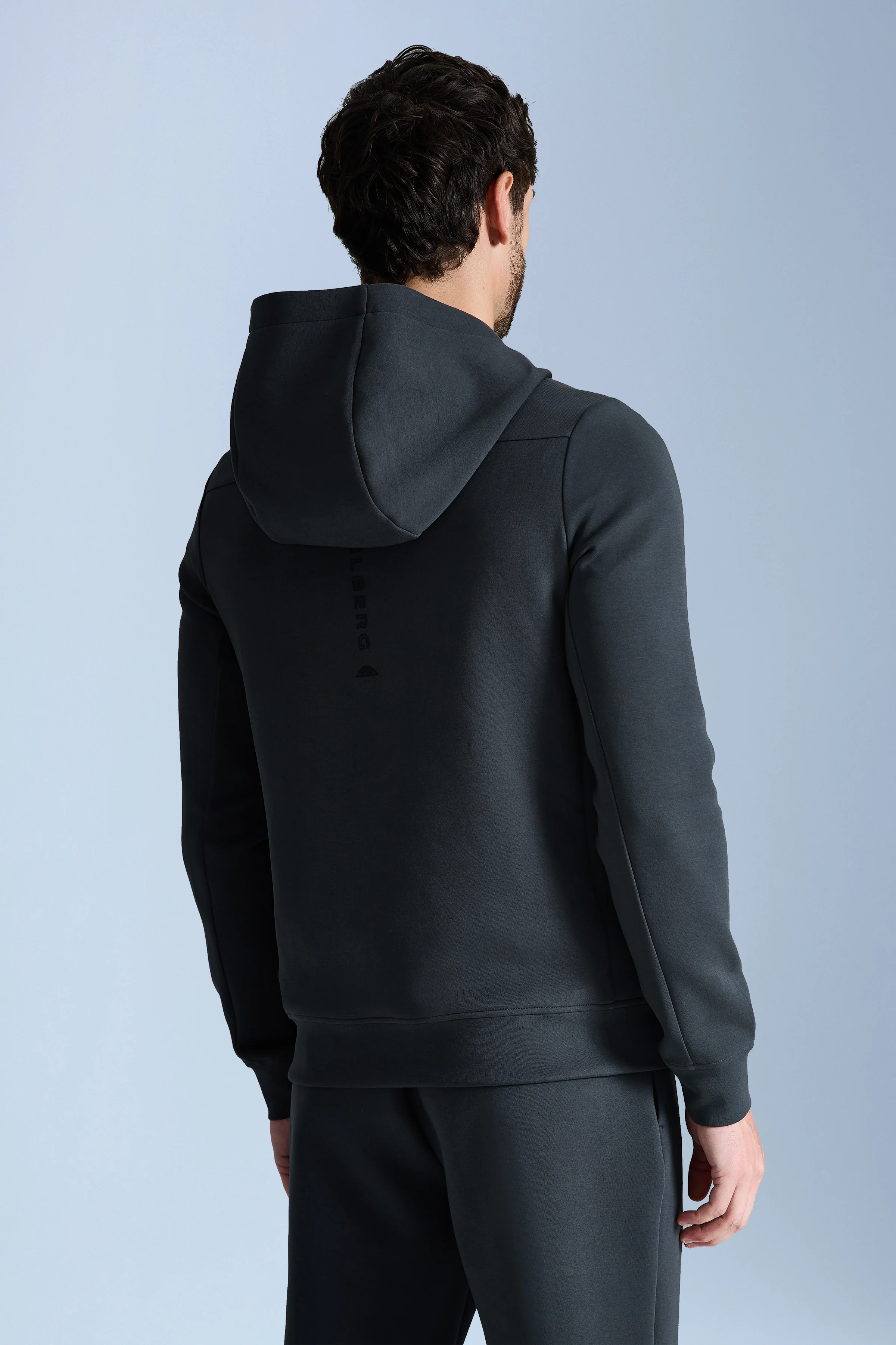 Energy Fleece Hood - Volcano Grey - Image 4