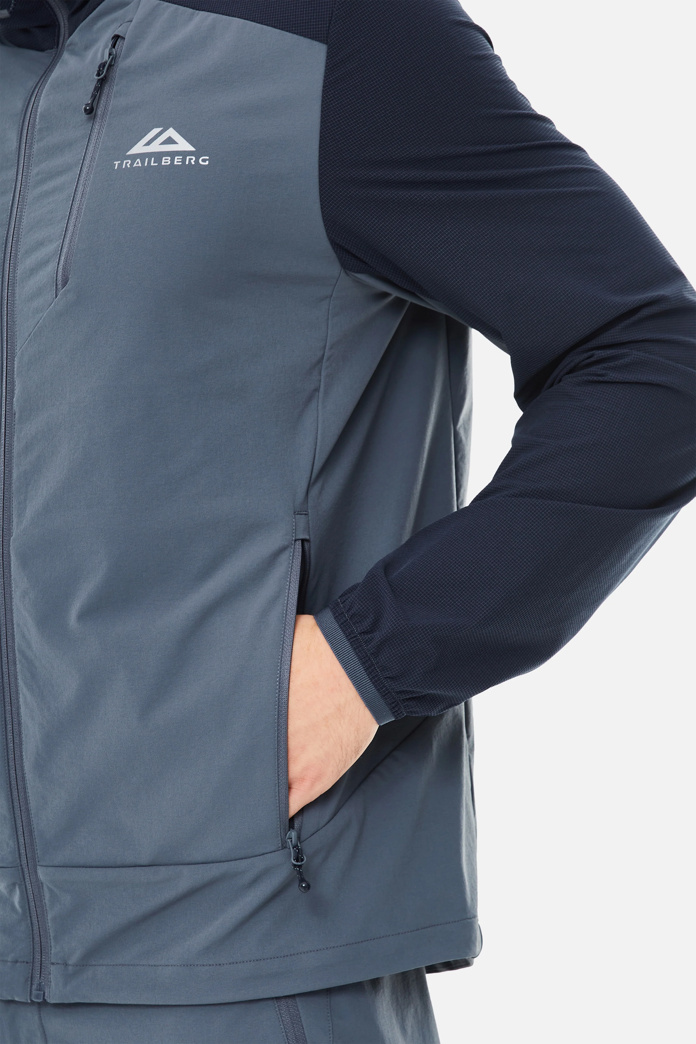 Faltenjura 2.0 Hood - Storm Grey/Deep Ocean - Image 7