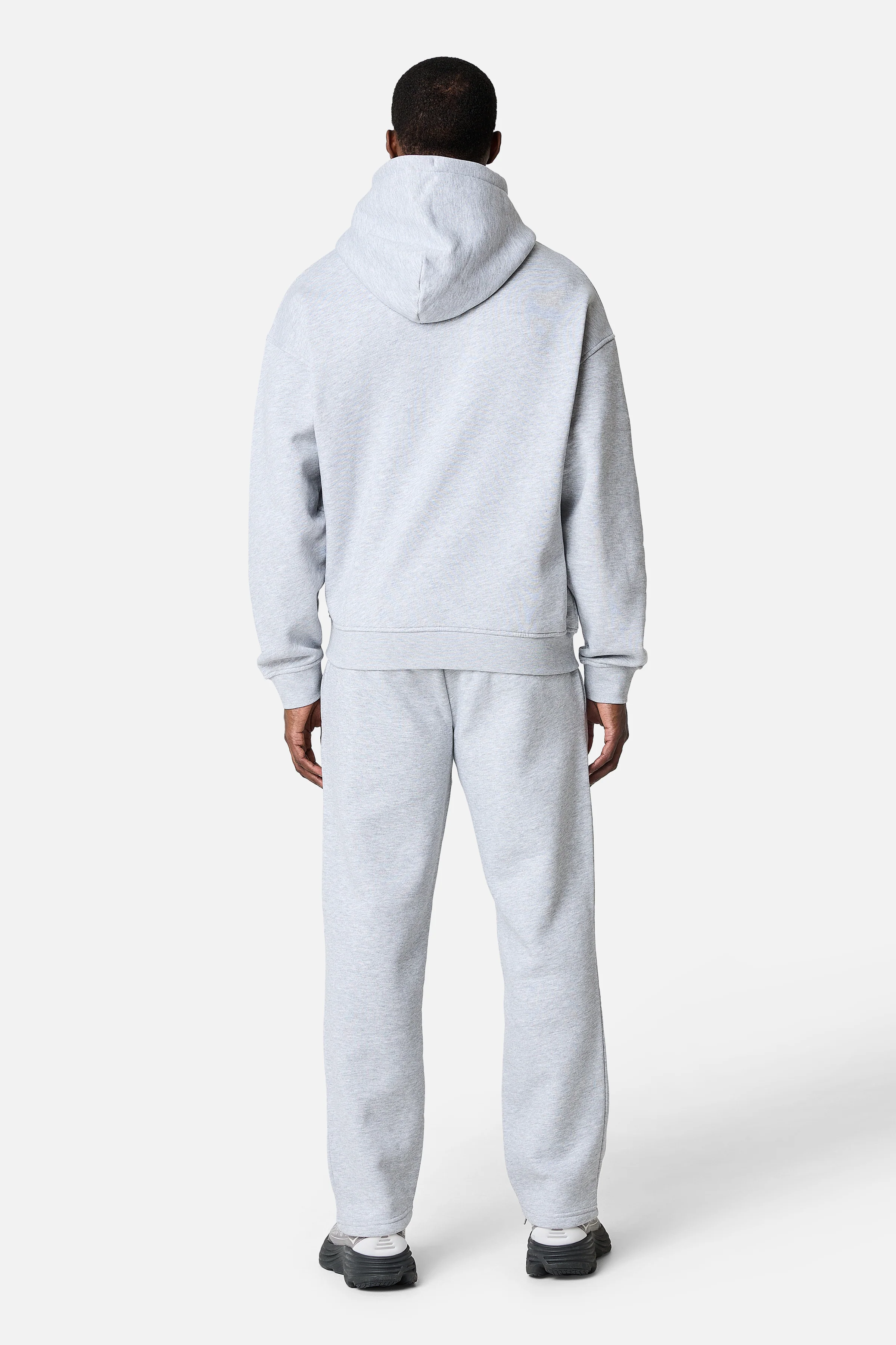 Fraction Straight Leg Jogger - Grey Marl - Image 5