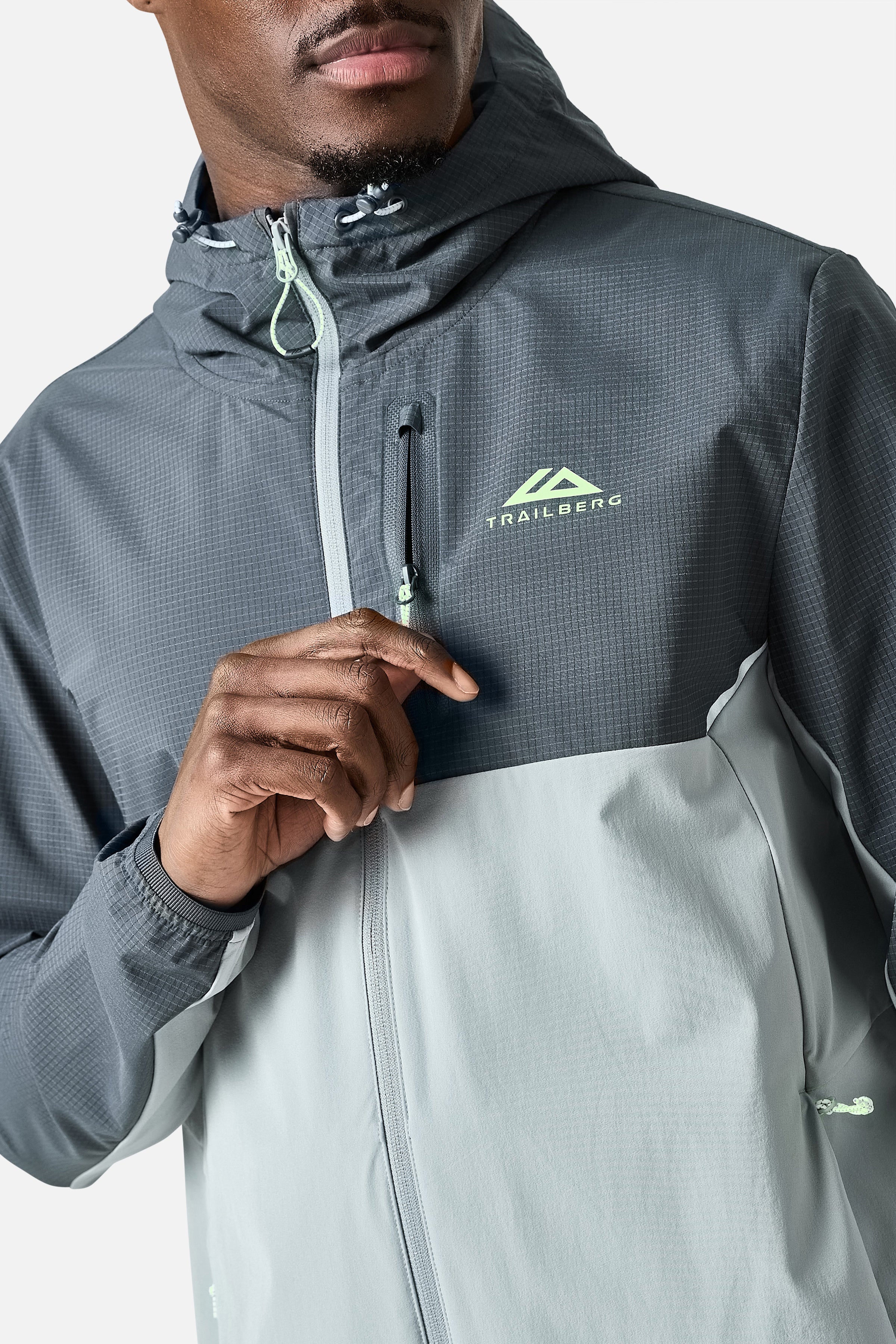 Horizon 2.0 Hood - Lunar Grey/Graphite Grey/Neon Lime - Image 3