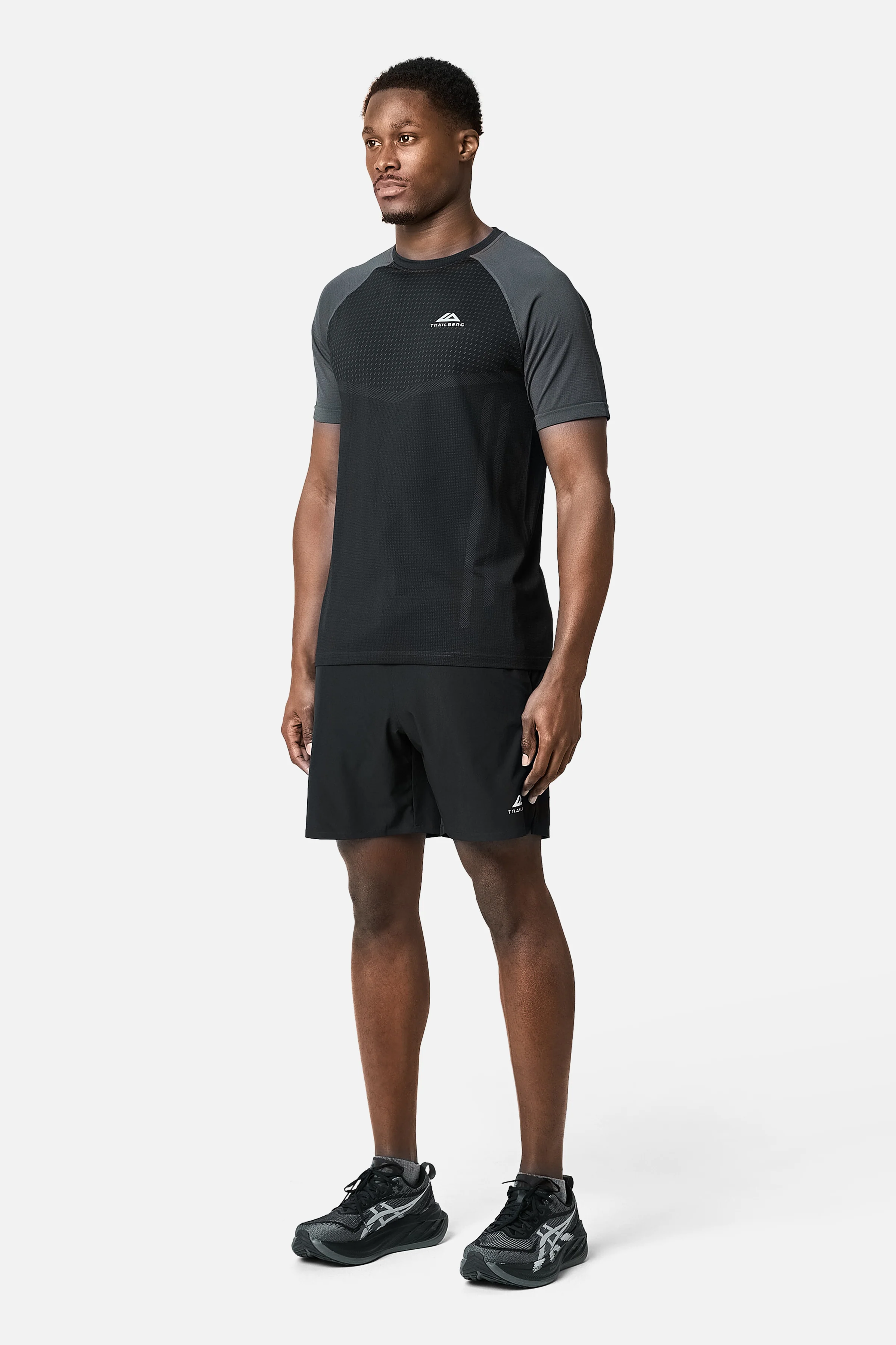 Rapid Dash Seamless Twinset - Volcano Grey/Black - Image 6