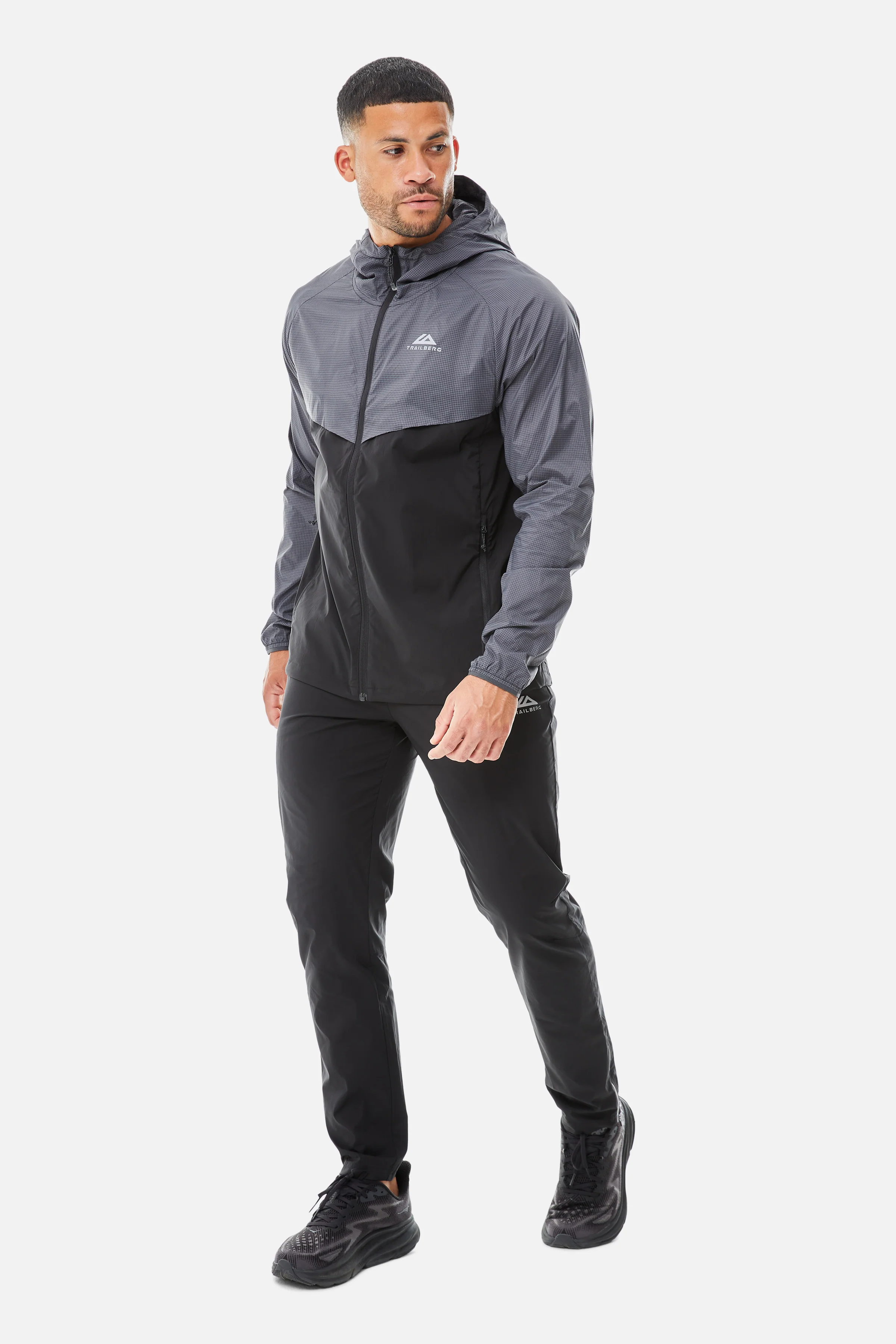Rapid Grid 2.0 Windbreaker - Black/Volcano Grey - Image 5