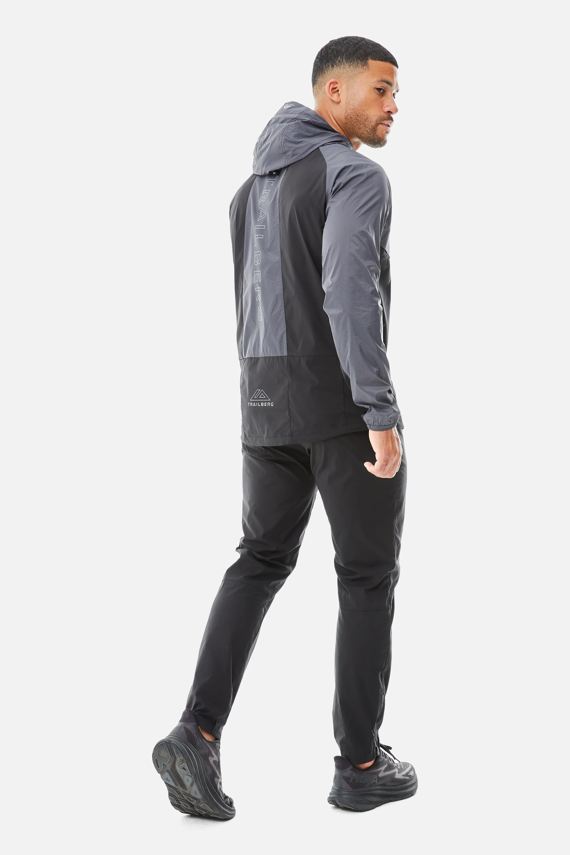 Rapid Grid 2.0 Windbreaker - Black/Volcano Grey - Image 6
