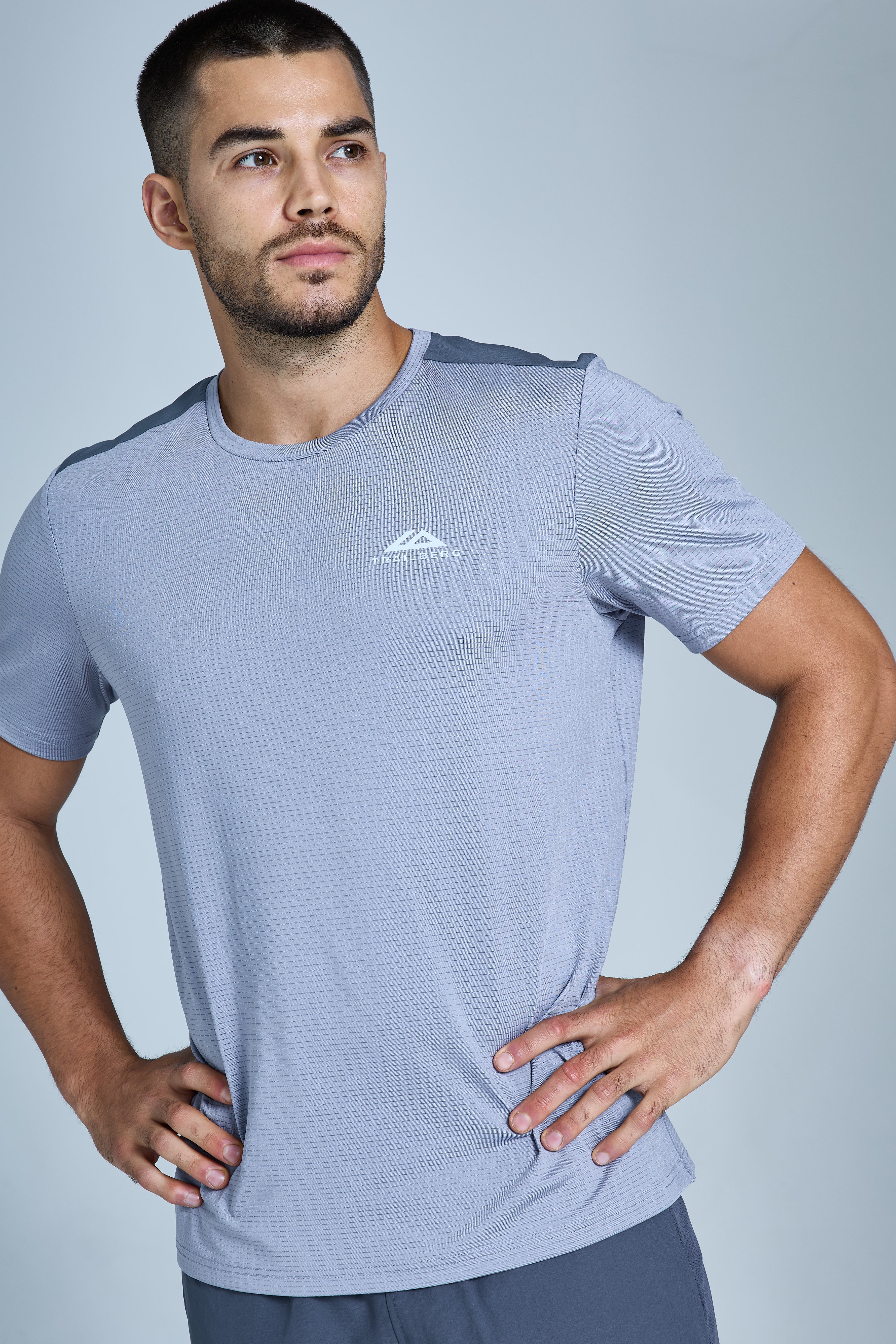 Rapid Dash 2.0 Tee - Storm Grey/Cloud Haze - Image 4