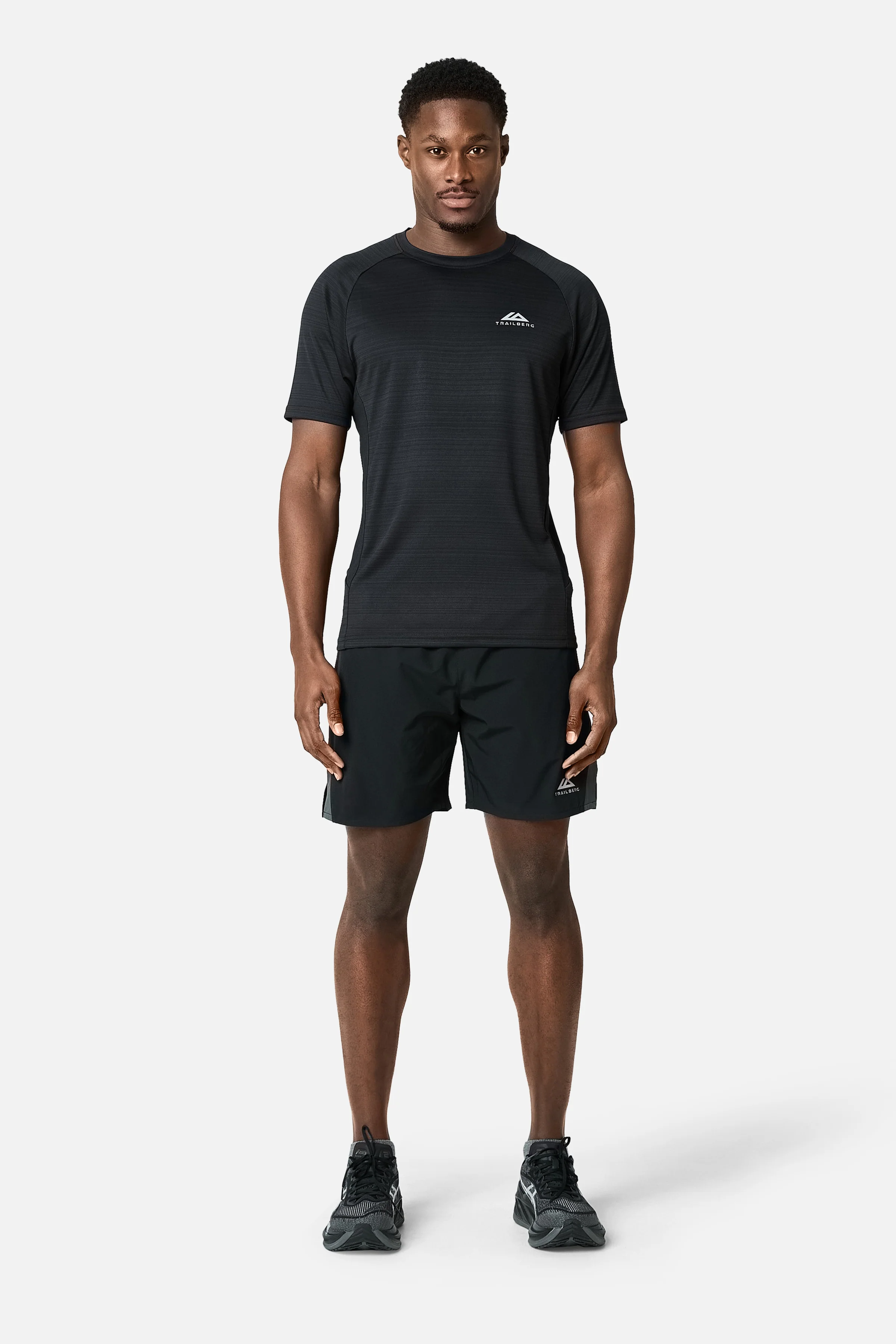SS26 Cloud Tee - Black/Volcano Grey - Image 4