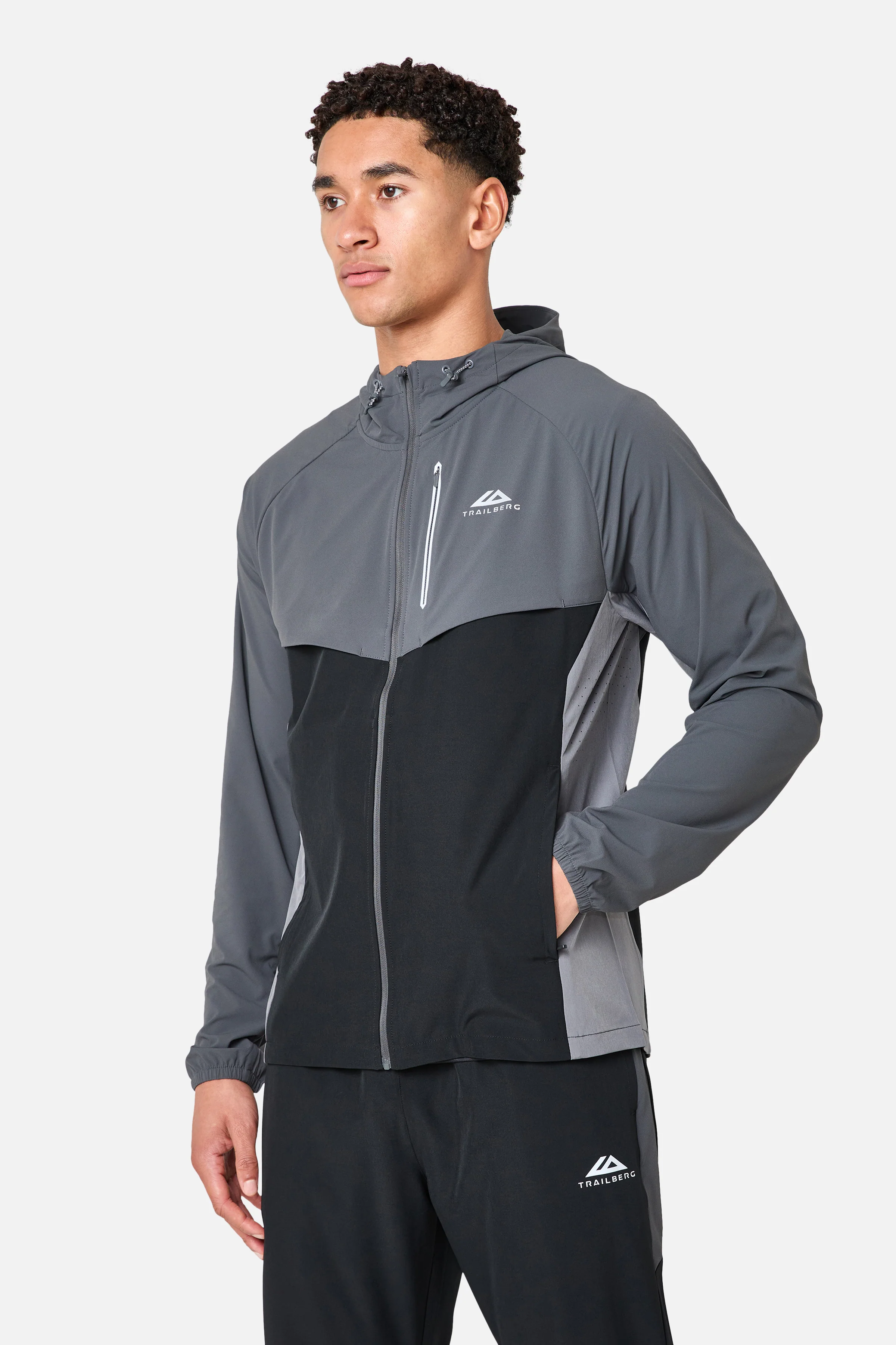 SS26 Cloud Tracksuit - Black/Volcano Grey - Image 5
