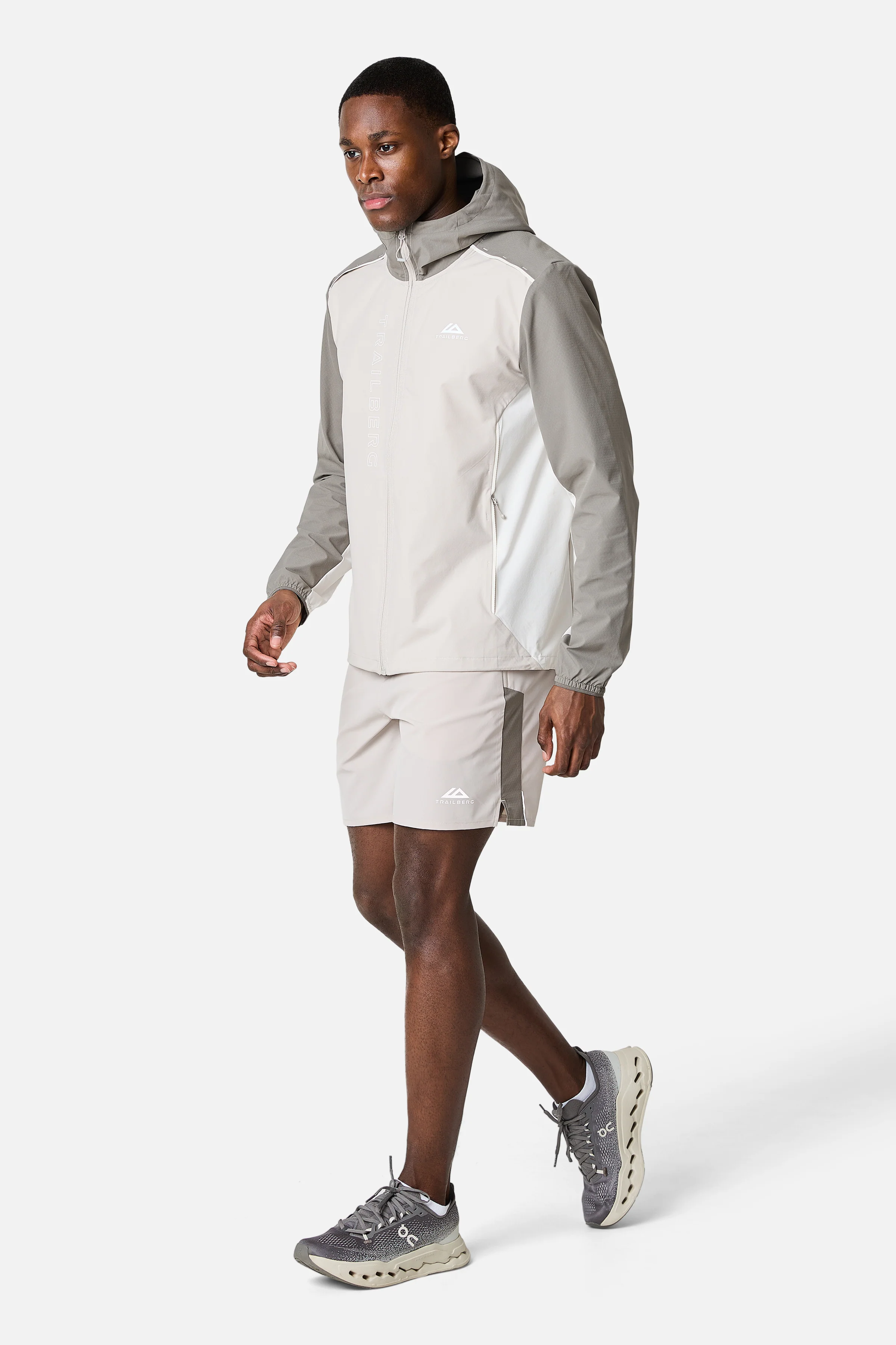 SS26 Triathlon Windbreaker - Pebble Stone/Mocha/Frosted Ridge - Image 8