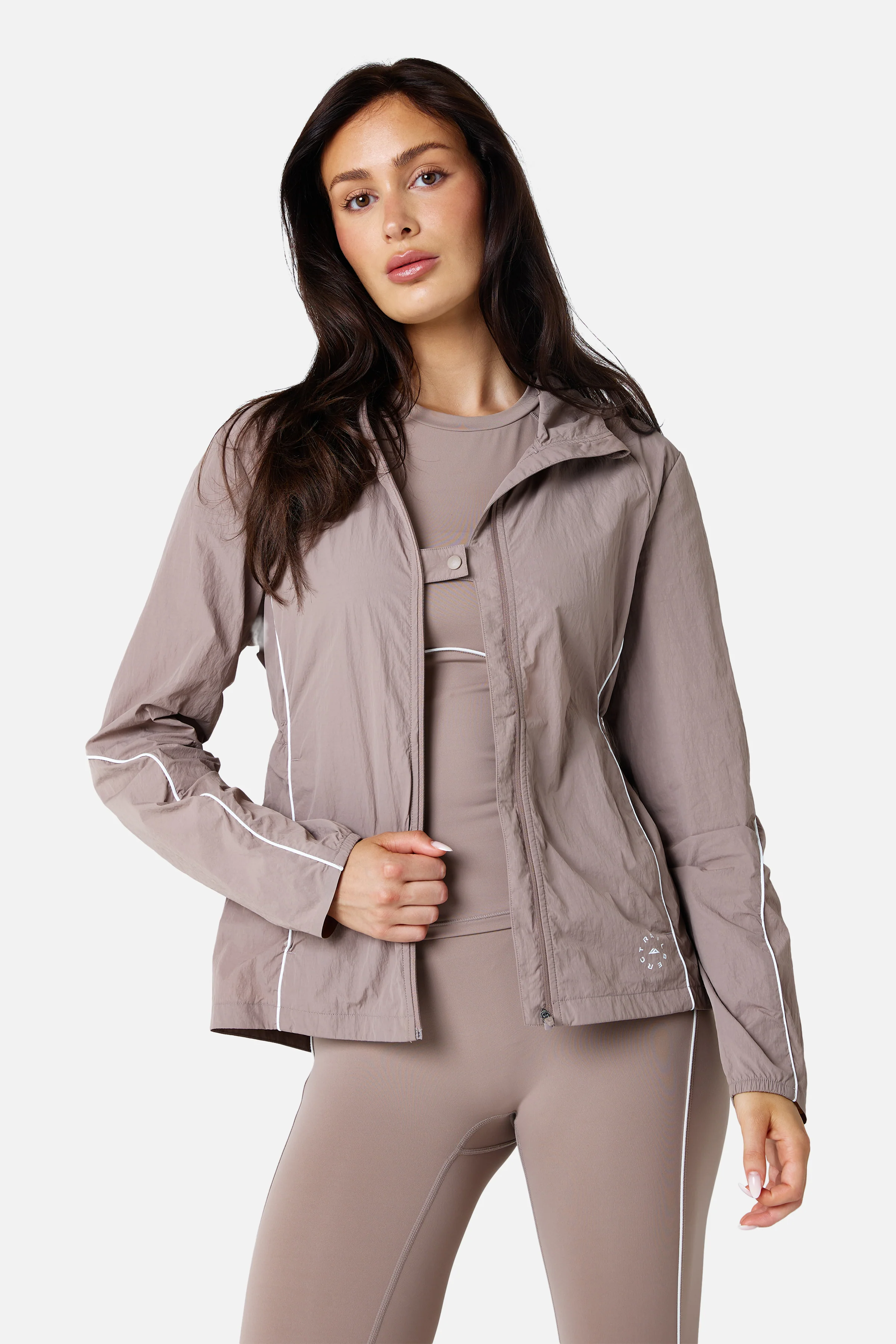 Womens Drift Windbreaker - Dusty Mauve - Image 10